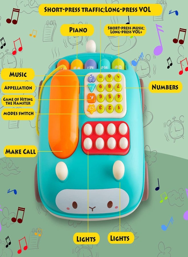 Tikooere Baby Musical Toys for Toddler 1-3 Years Old,Pretend Phone Toy with Music and Light,Fat Brain Educational Toys for 1 2 3 Year Old Boys Girls Christmas Birthday Gifts - Image 4
